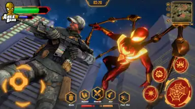 Captura de tela de Iron Super Hero - Spider Games 10
