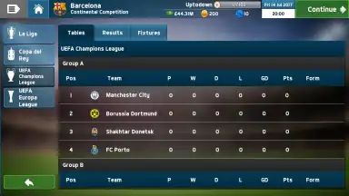 Captura de tela de Soccer Manager 2018 14