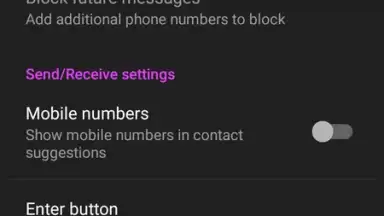 Captura de tela de Texta Messenger 1