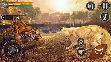Captura de tela de The Wild Wolf Animal Simulator 3