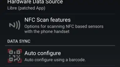 Captura de tela de xDrip+ 5