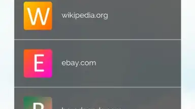 Captura de tela de Webmarks 3