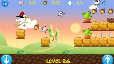 Captura de tela de Ninja Chicken 1