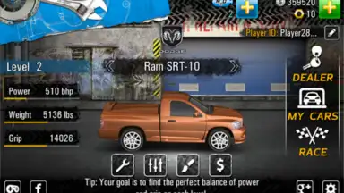 Captura de tela de Drag Racing 4x4 2
