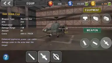 Captura de tela de Gunship Battle: Helicopter 3D 3