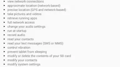 Captura de tela de Exodus Privacy 3
