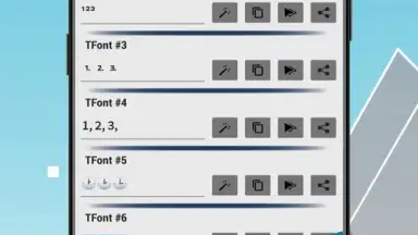 Captura de tela de TStyle Font Studio 8