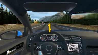 Captura de tela de Racing in Car 2021 3