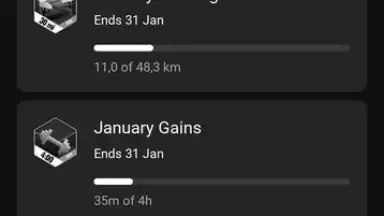 Captura de tela de Garmin Connect 22