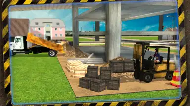 Captura de tela de Construction Trucker 3D Sim 14