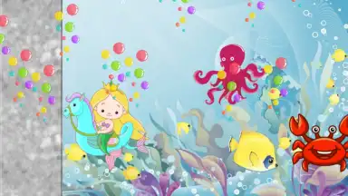 Captura de tela de Mermaid Puzzles for Toddlers 3