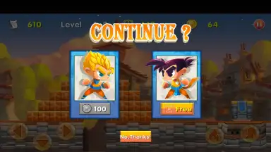 Captura de tela de Super Saiyan World 14