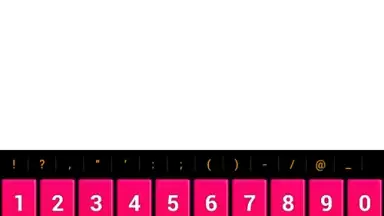 Captura de tela de Pink Keyboard 13