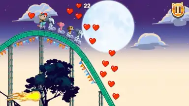 Captura de tela de Nutty Fluffies Rollercoaster 4