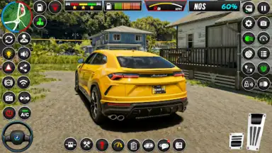 Captura de tela de US Car Driving City Car Game 1