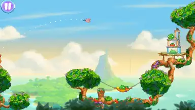 Captura de tela de Angry Birds Stella 2