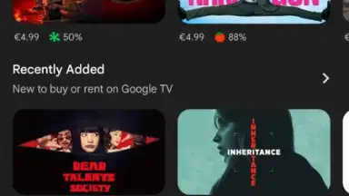 Captura de tela de Google TV 15