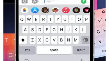 Captura de tela de iPhone Keyboard - iOS 18 1