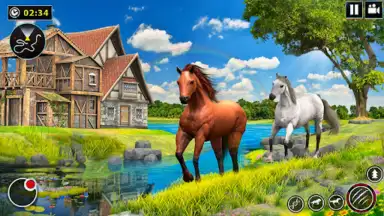 Captura de tela de Wild Horse Family Simulator 7
