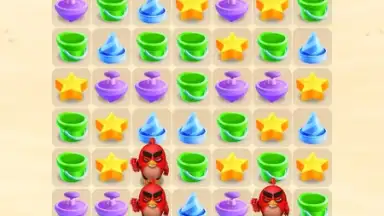 Captura de tela de Angry Birds Match 13