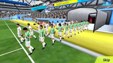 Captura de tela de Football Soccer League Game 3D 4