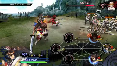 Captura de tela de Sengoku Basara Battle Party 4