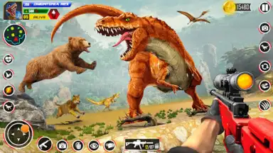 Captura de tela de Wild Dinosaur Hunting Attack 7