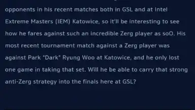 Captura de tela de Starcraft WCS 7