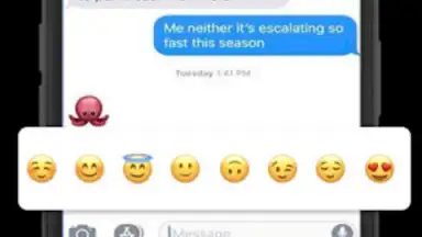 Captura de tela de iphone keyboard : iOS Emojis 1