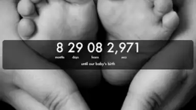 Captura de tela de Baby Countdown 1