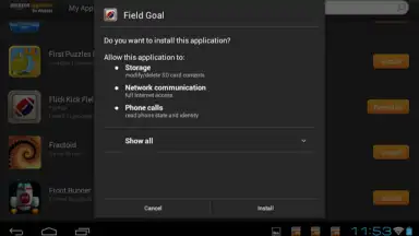 Captura de tela de Amazon AppStore 5