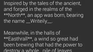 Captura de tela de Writeily: Markdown Text Editor 4