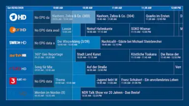 Captura de tela de dream Player IPTV for Android TV 6