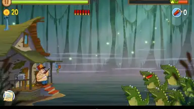 Captura de tela de Swamp Attack 3