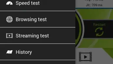 Captura de tela de nPerf Speed Test 2