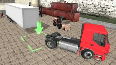 Captura de tela de Truck Driving Simulator 1