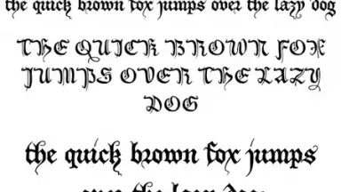 Captura de tela de Gothic Fonts 50 4