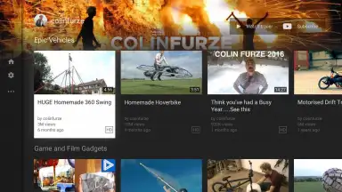 Captura de tela de YouTube for Android TV 4
