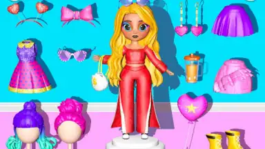 Captura de tela de Surprise Doll: Dress Up Games 1