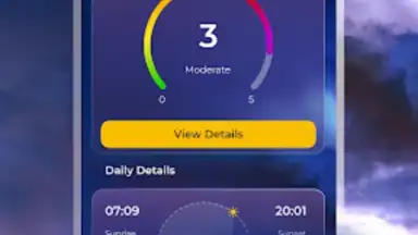 Captura de tela de Live Weather Widget & Radar 4
