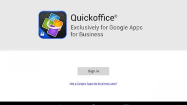 Captura de tela de Quickoffice - Google Apps 2
