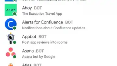 Captura de tela de Google Chat 1