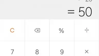 Captura de tela de Mi Calculator 5