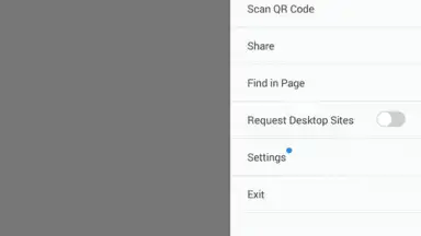Captura de tela de UC Browser HD 4