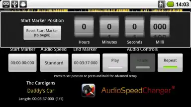 Captura de tela de Audio Speed Changer 2