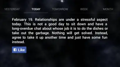 Captura de tela de Daily Horoscope Free 5
