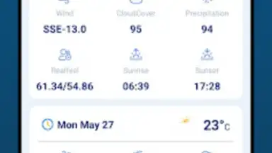 Captura de tela de Daily Weather Launcher - Radar 3