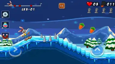 Captura de tela de Bunny Skater 2