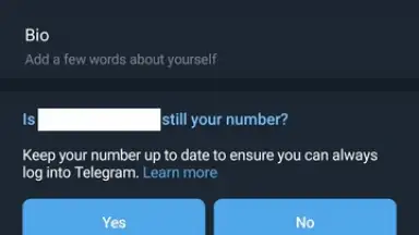 Captura de tela de Telegram 4