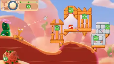 Captura de tela de Angry Birds Journey 8